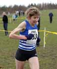 Sue Becconsal (Bingley) 50-54, all ladies and male 65 plus BMAF Cross Country, Herrington, Sunderland.